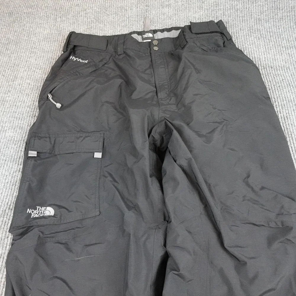 The North Face HyVent Snow Pants Mens 2XL Black Waterproof Ski Snowboard
